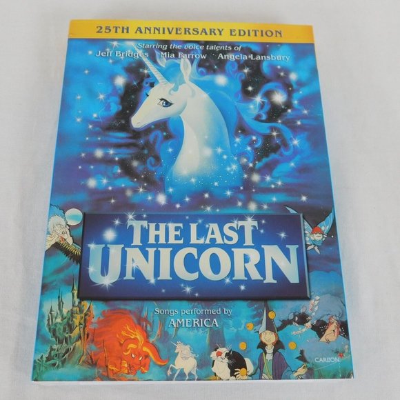 Last Unicorn 2007 25th Anniversary Edition DVD 1982 Angela Lansbury NEW SEALED - Picture 1 of 5